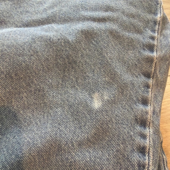 Y2K high waisted capris with ribbon and button hem - Picture 6 of 8